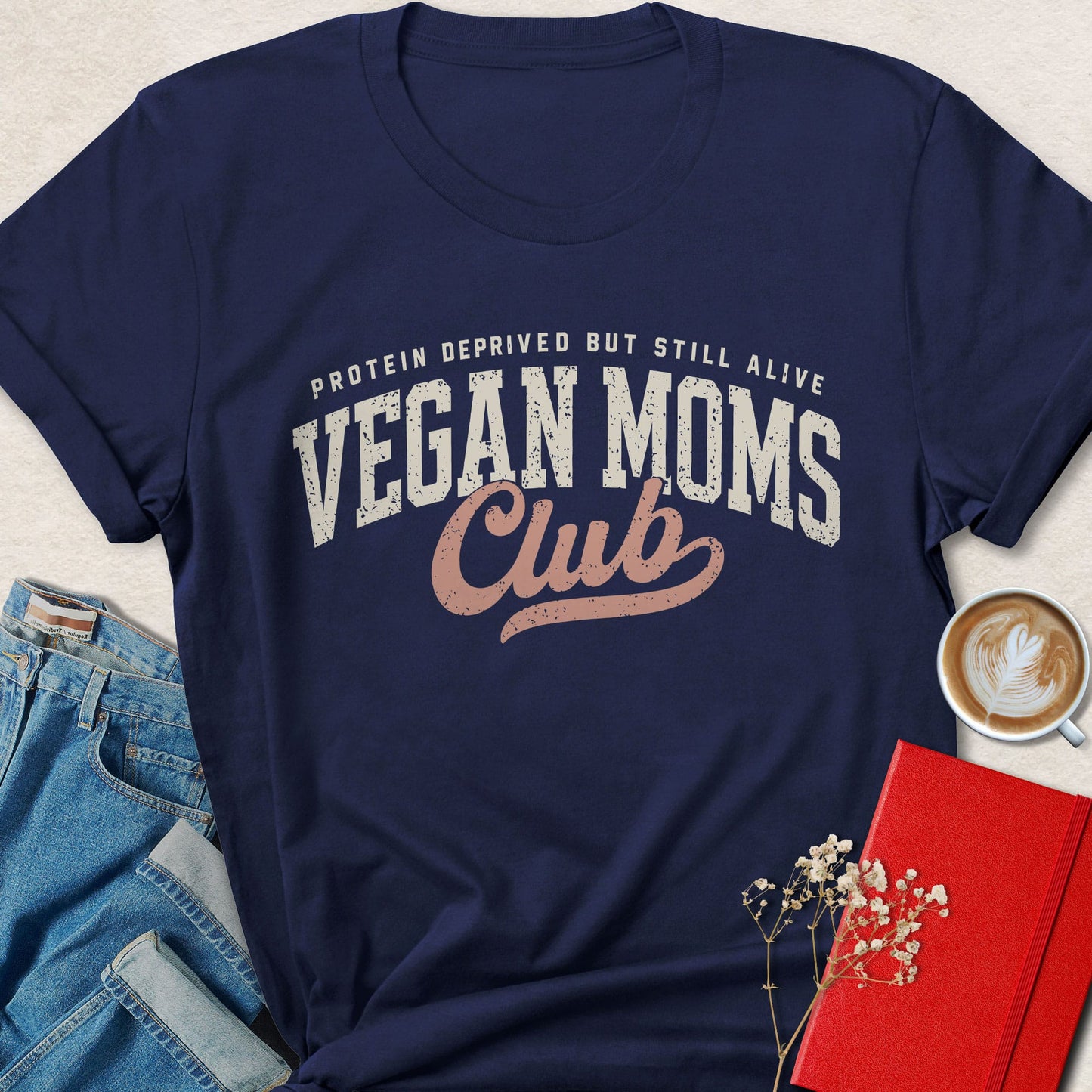 Vegan Moms Club Shirt Funny Plant Based Mom Animal Rights Tee