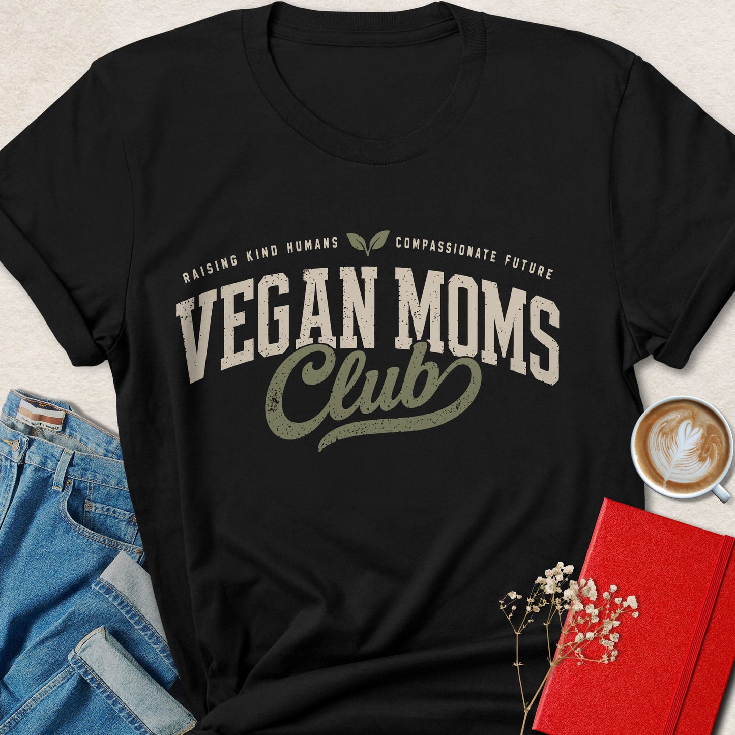 Vegan Moms Club Shirt Plant Based Mother Animal Rights Tee