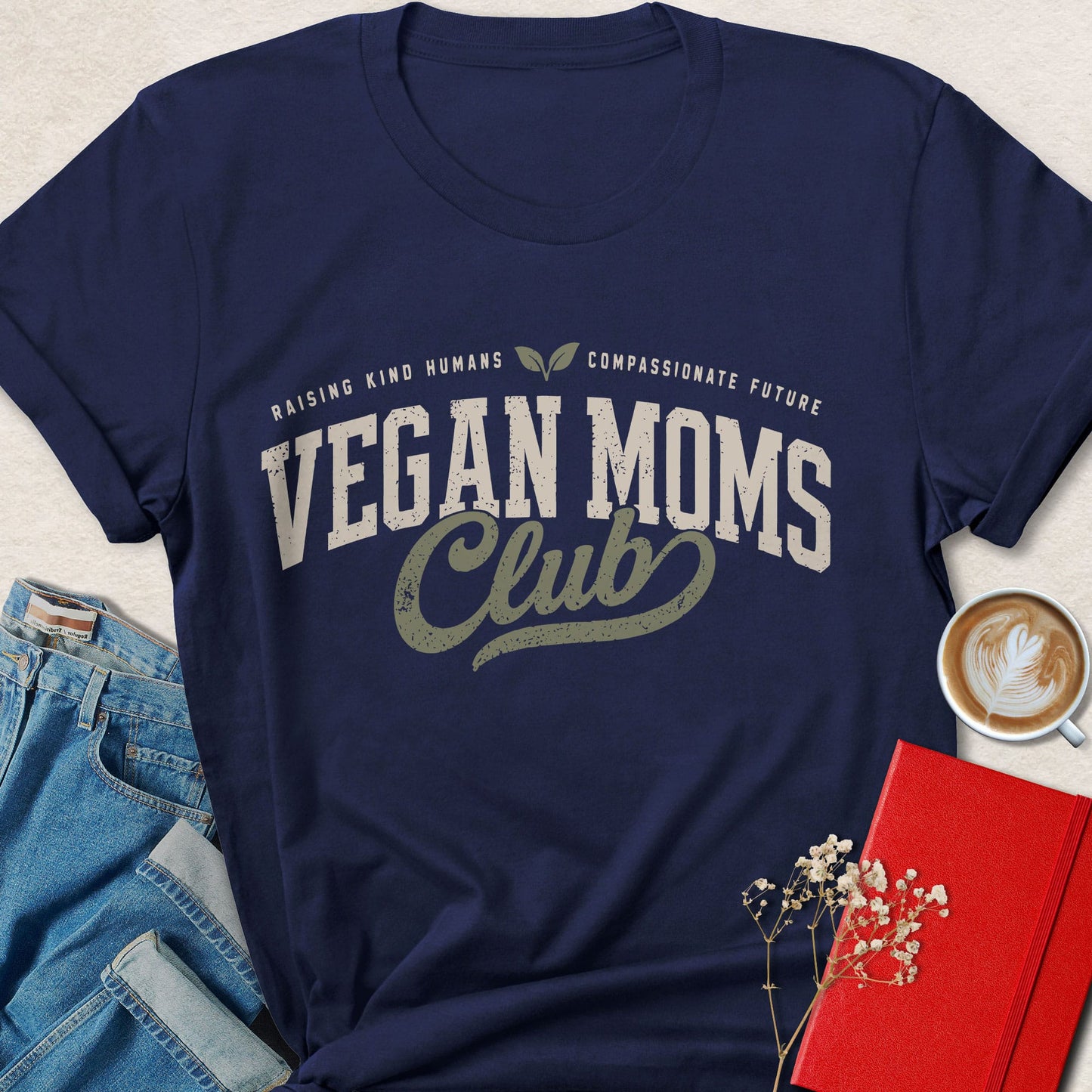 Vegan Moms Club Shirt Plant Based Mother Animal Rights Tee