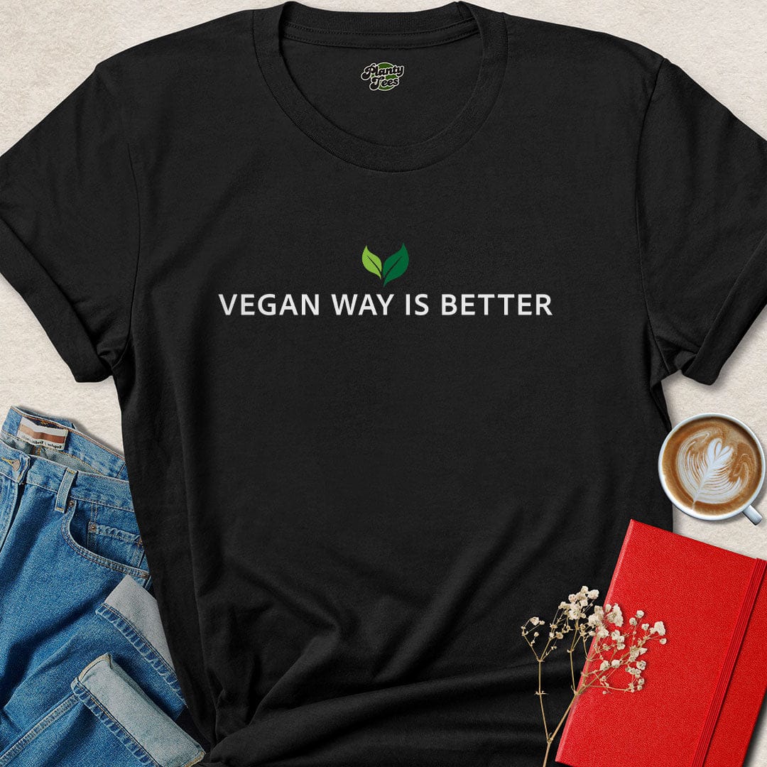 Vegan Way Is Better Shirt – Bold Eco Lifestyle Tee