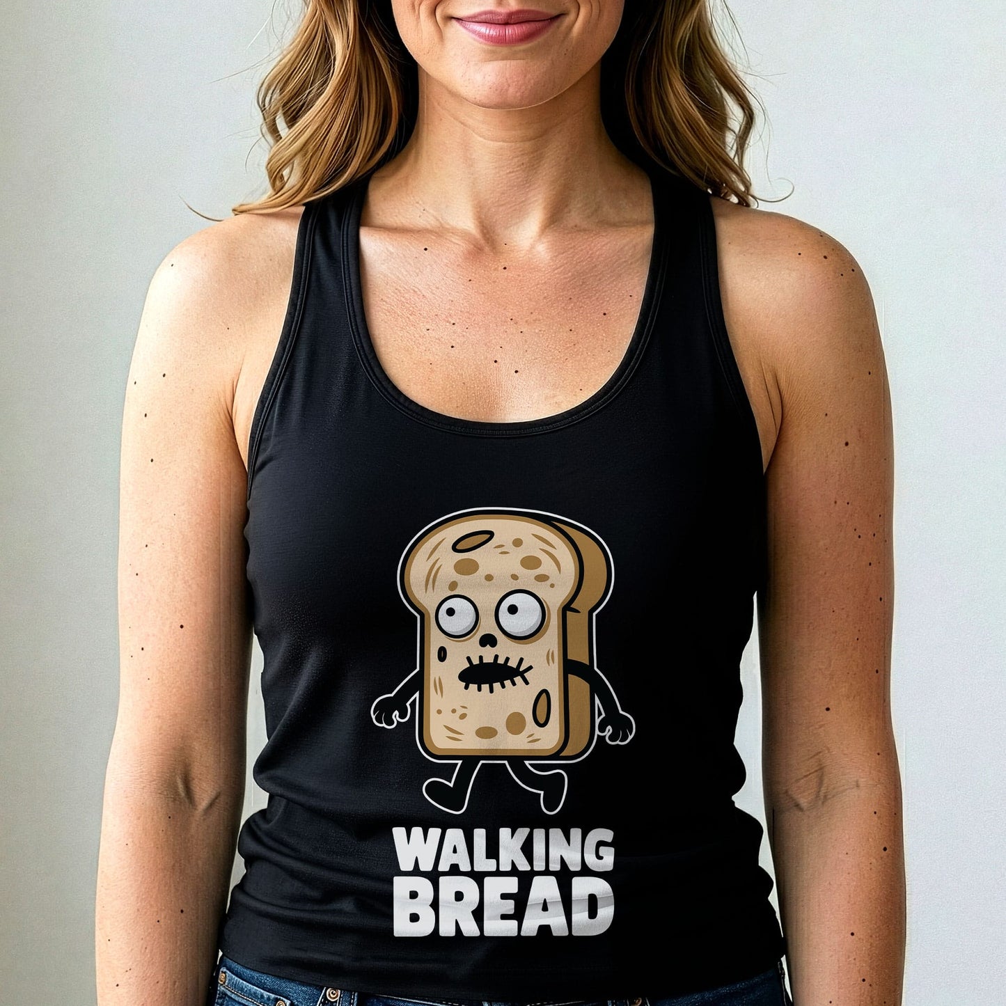 Walking Bread Women's Tank