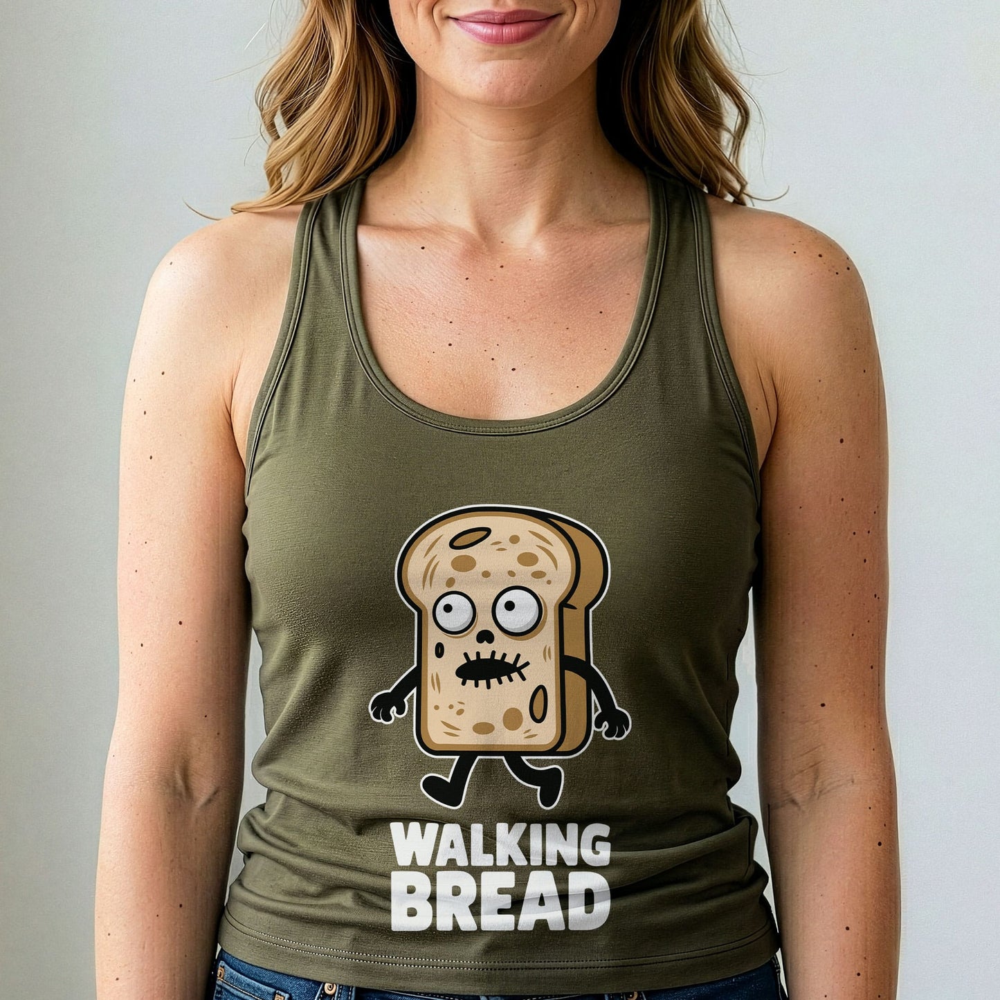 Walking Bread Women's Tank
