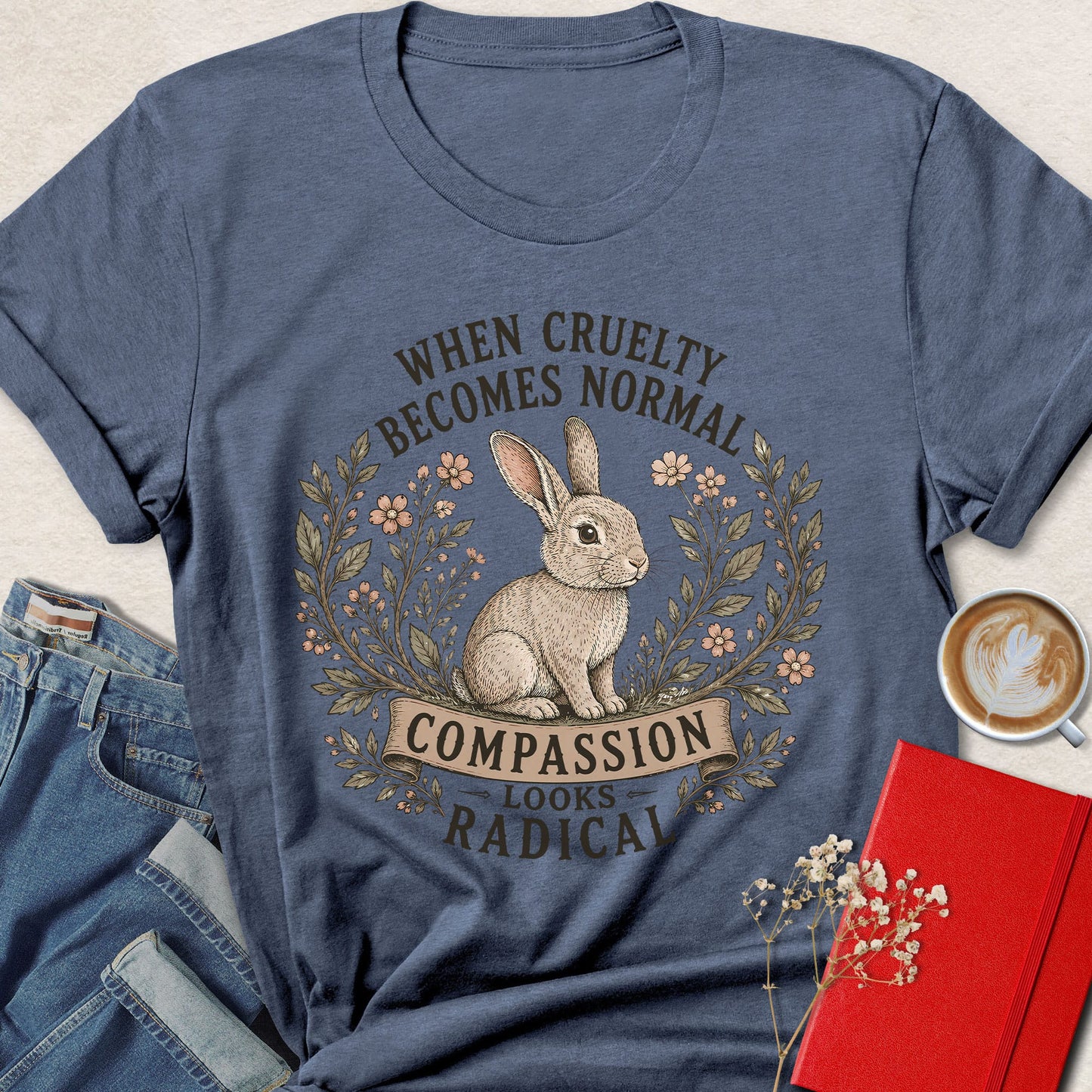 When Cruelty Becomes Normal Vintage Rabbit T-shirt