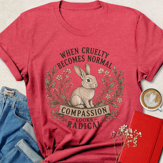 When Cruelty Becomes Normal Vintage Rabbit T-shirt