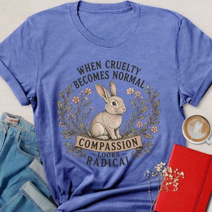 When Cruelty Becomes Normal Vintage Rabbit T-shirt