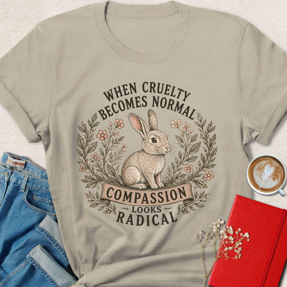 When Cruelty Becomes Normal Vintage Rabbit T-shirt