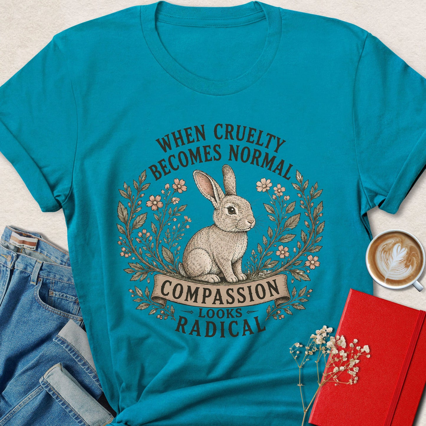 When Cruelty Becomes Normal Vintage Rabbit T-shirt