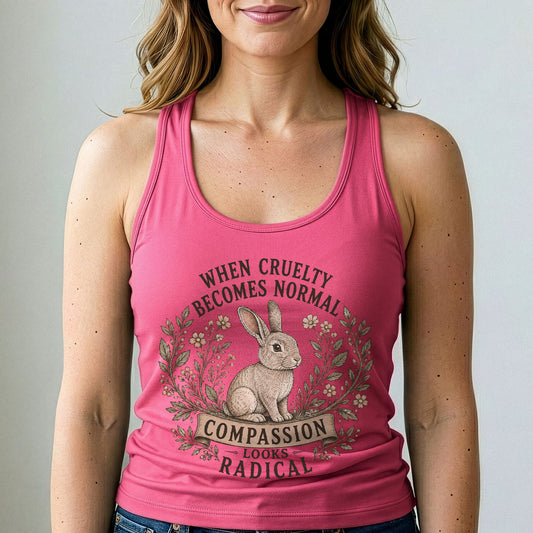 Compassion Looks Radical Vegan Tank Top