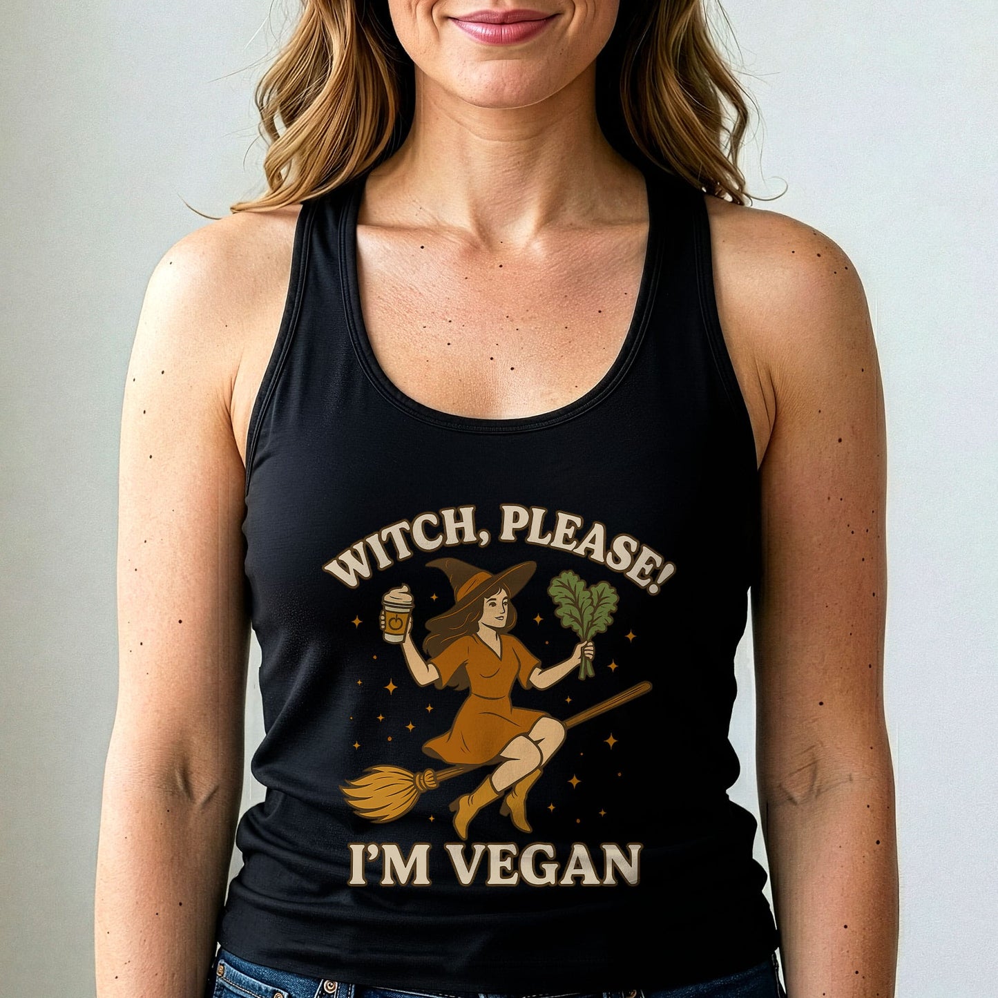 Witch Please Im Vegan Tank Top