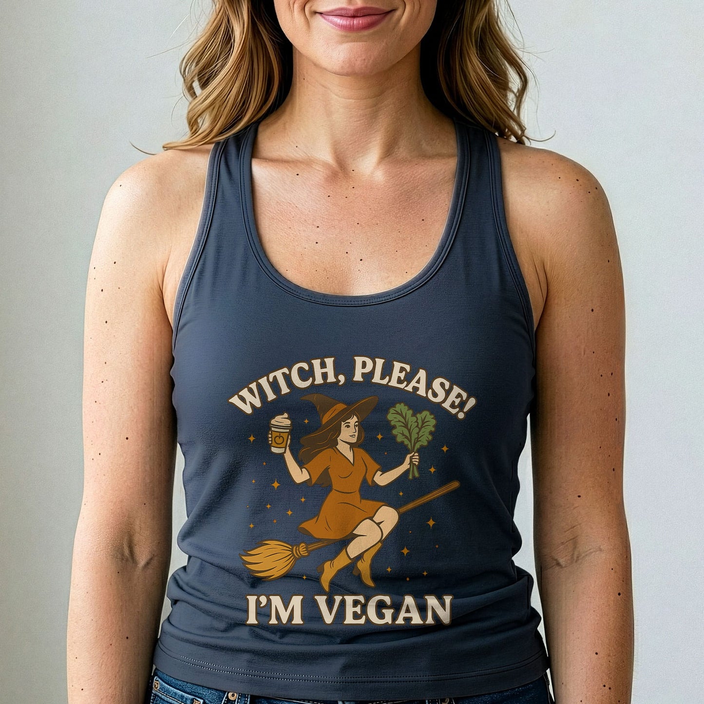 Witch Please Im Vegan Tank Top