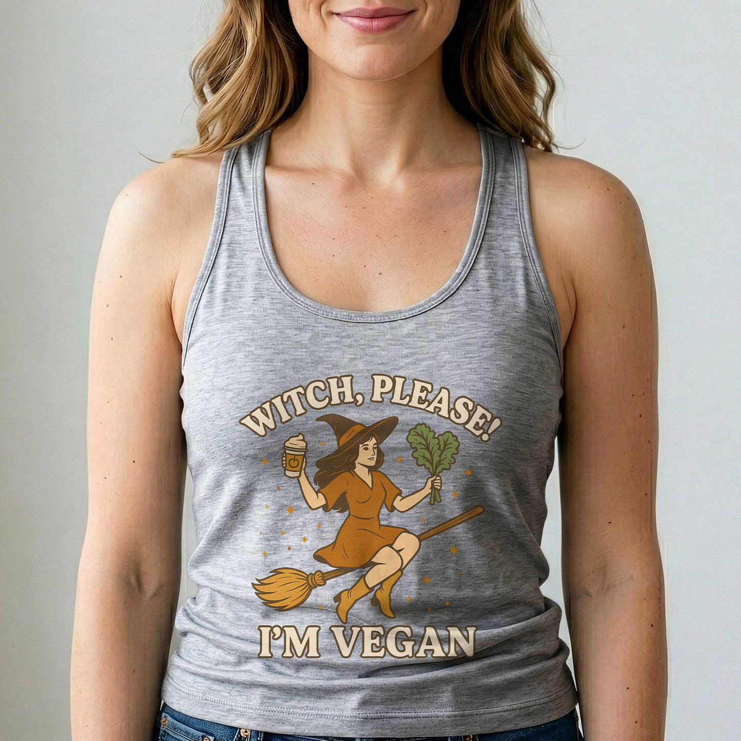 Witch Please Im Vegan Tank Top